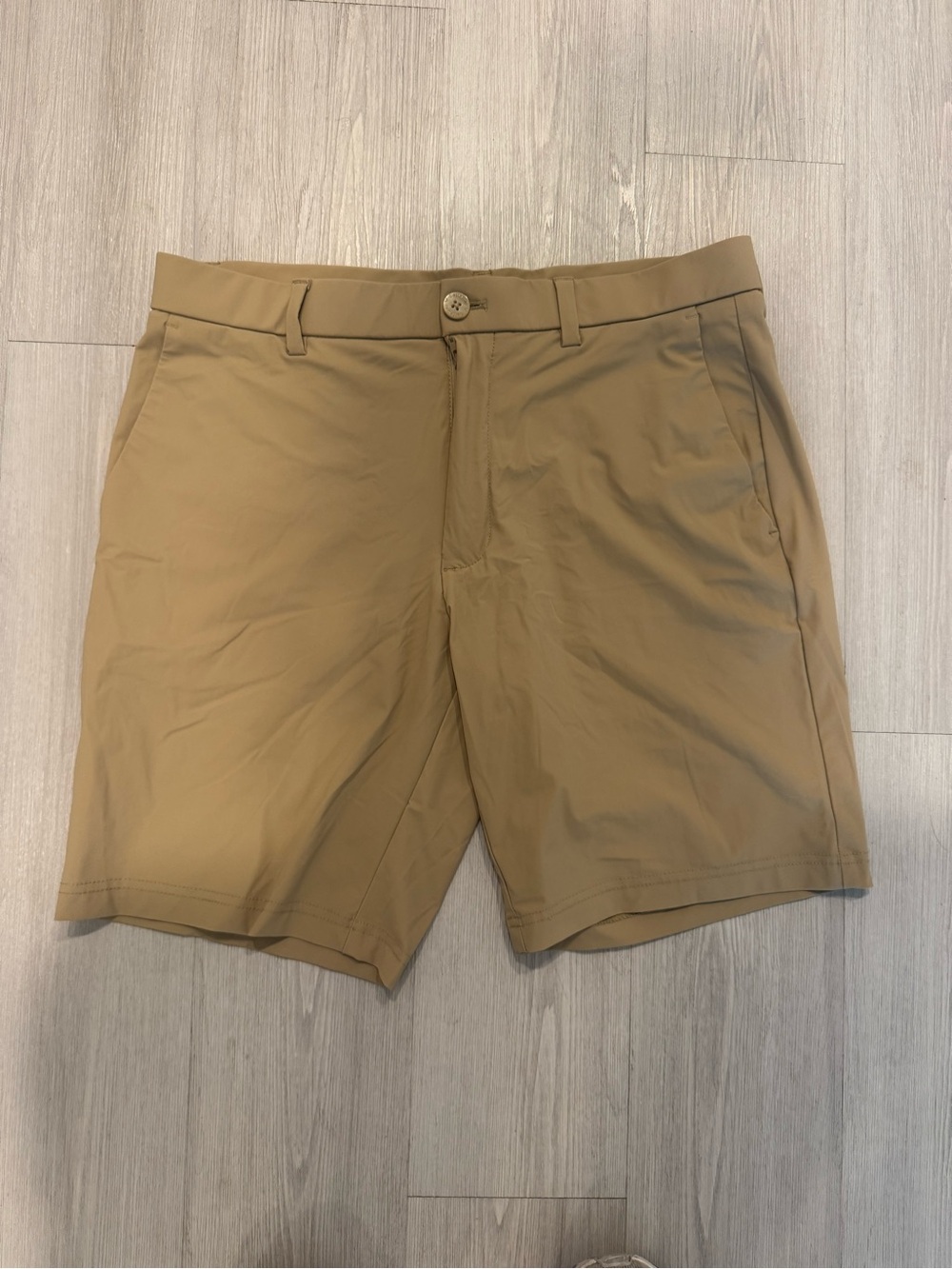 Callaway Men's Khaki Flat Front Performance Shorts
